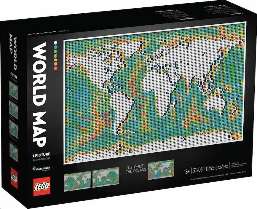 LEGO set 31203 World Map