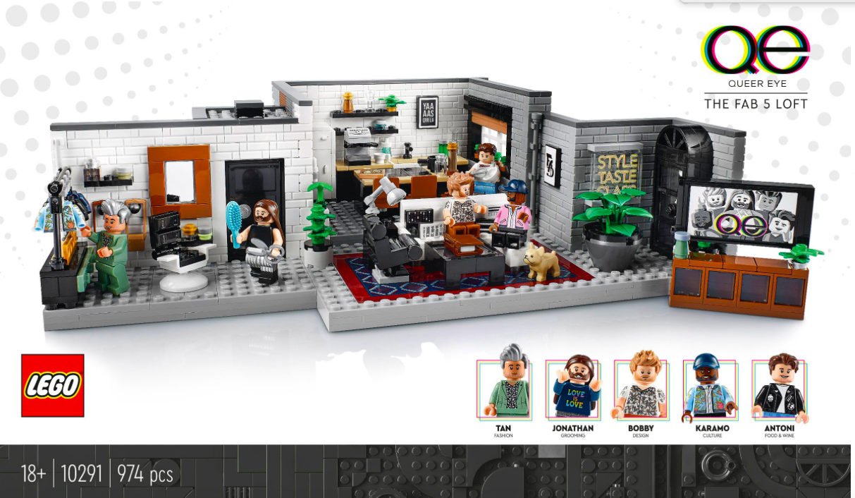 10291 – LEGO®  Queer Eye – The Fab 5 Loft