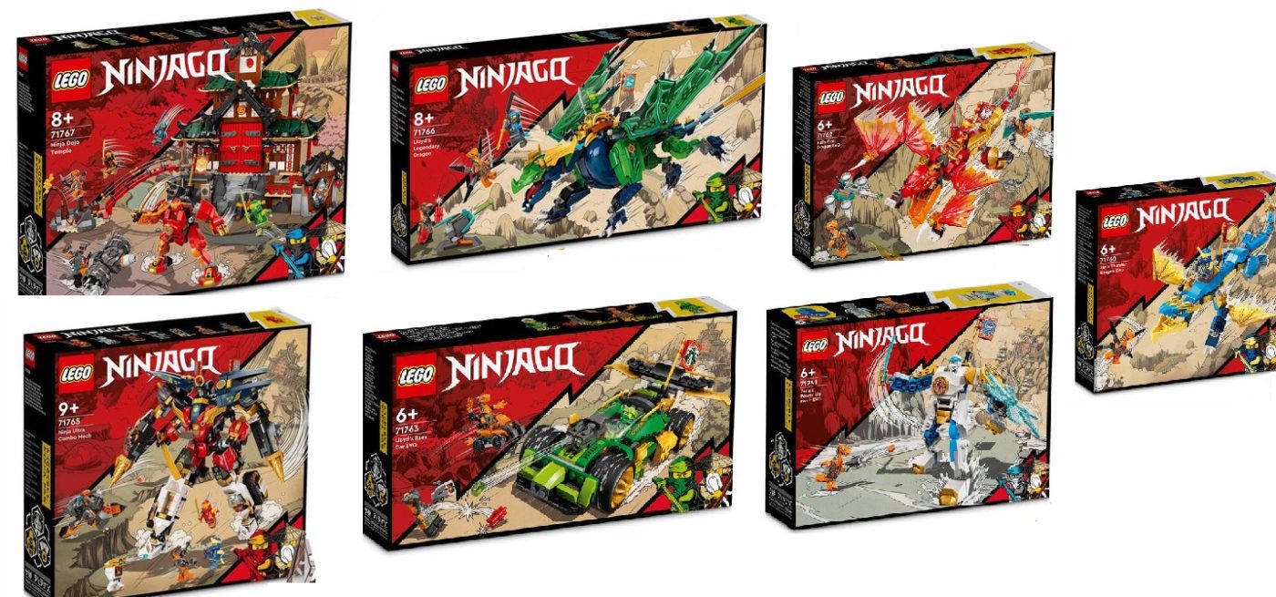 Rivelati i primi set LEGO Ninjago del 2022