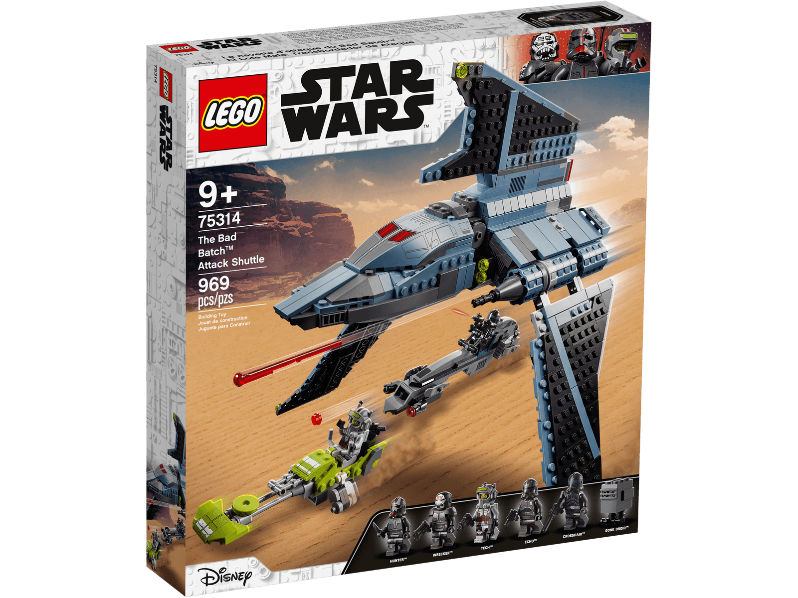 LEGO® – 75314 – Shuttle di attacco The Bad Batch – Recensione
