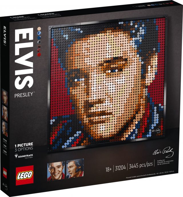 31204 Elvis Presley – The King in LEGO Art