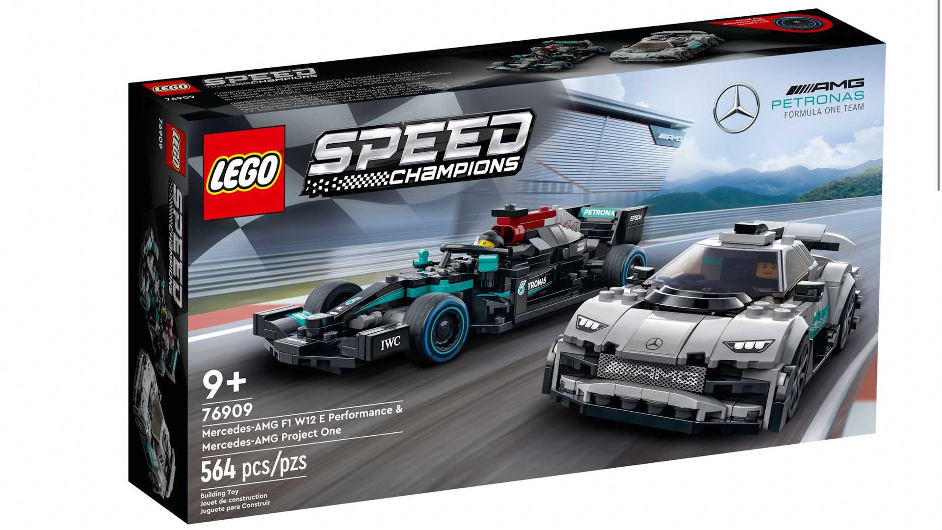 LEGO® – 76909 – Speed Champions: Mercedes AMG F1 W12 E Performance & AMG Project One– Recensione