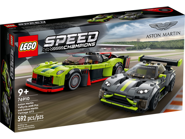 LEGO® – 76910 – Speed Champions: Aston Martin Valkyrie AMR PRO & Vantage GT3 – Recensione