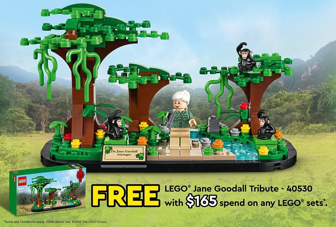 LEGO®️ GWP – 40530 Jane Goodall Tribute