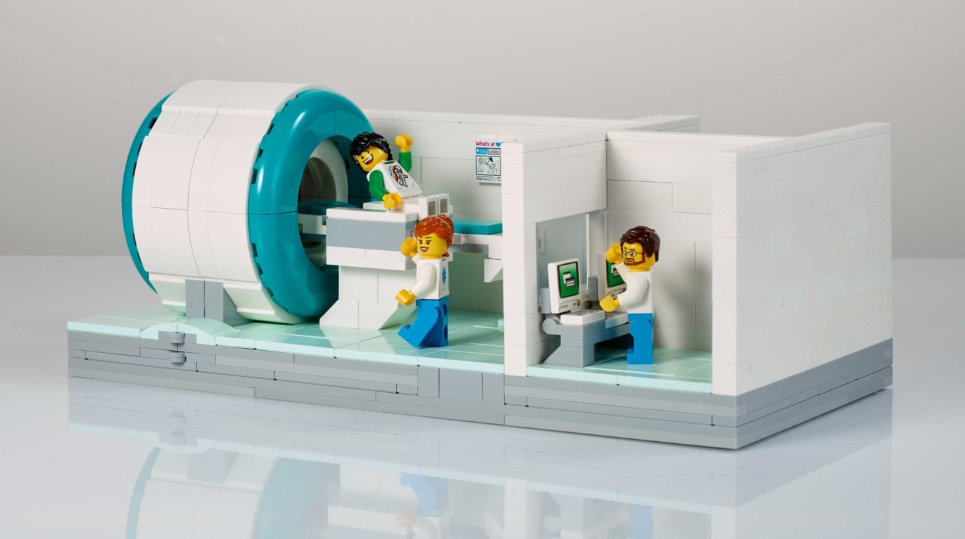 LEGO invita i dipartimenti di radiologia a richiedere un modellino di risonanza magnetica per i loro piccoli pazienti