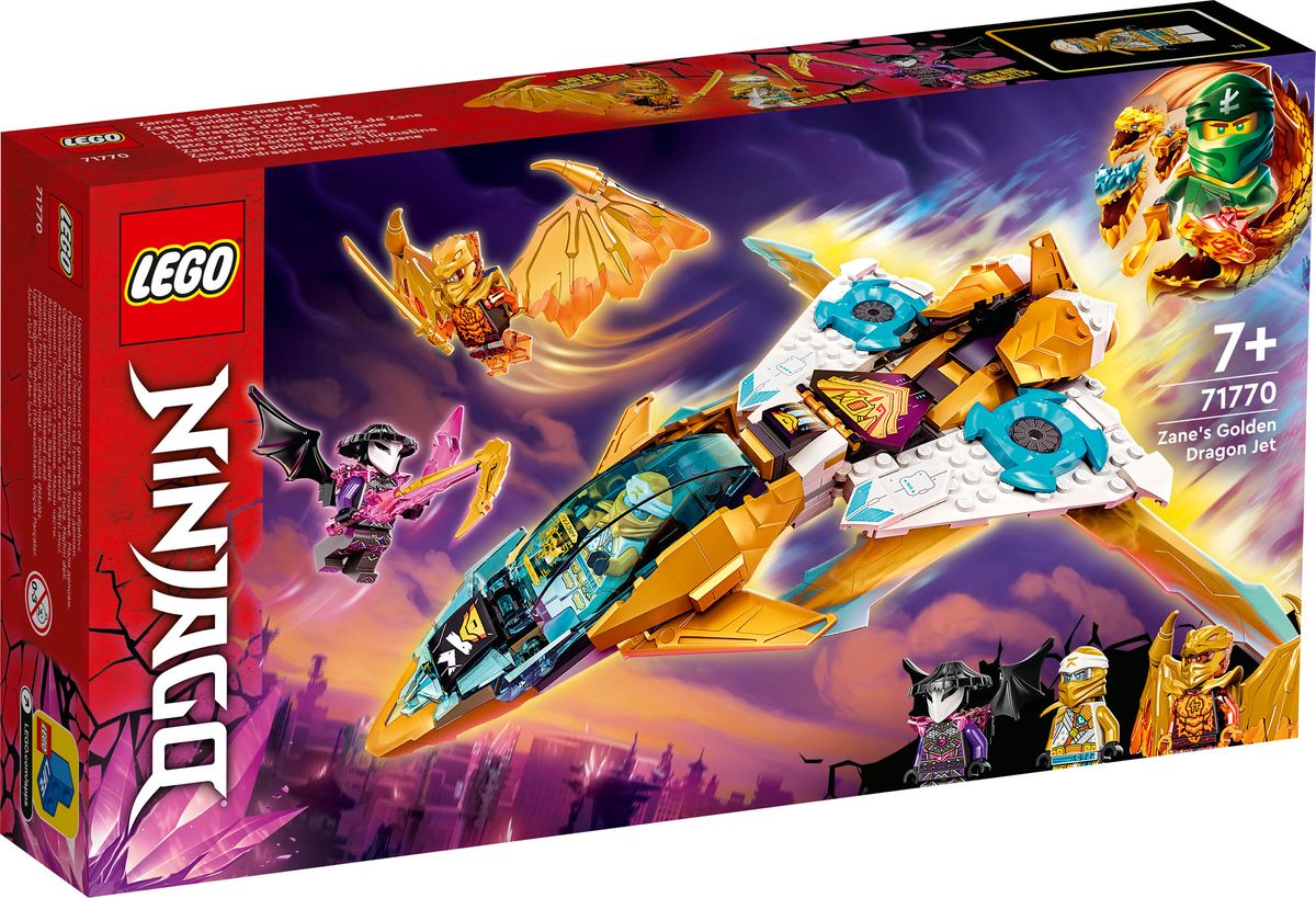 LEGO® 71770 – NINJAGO Zane’s Golden Dragon Jet  – Recensione