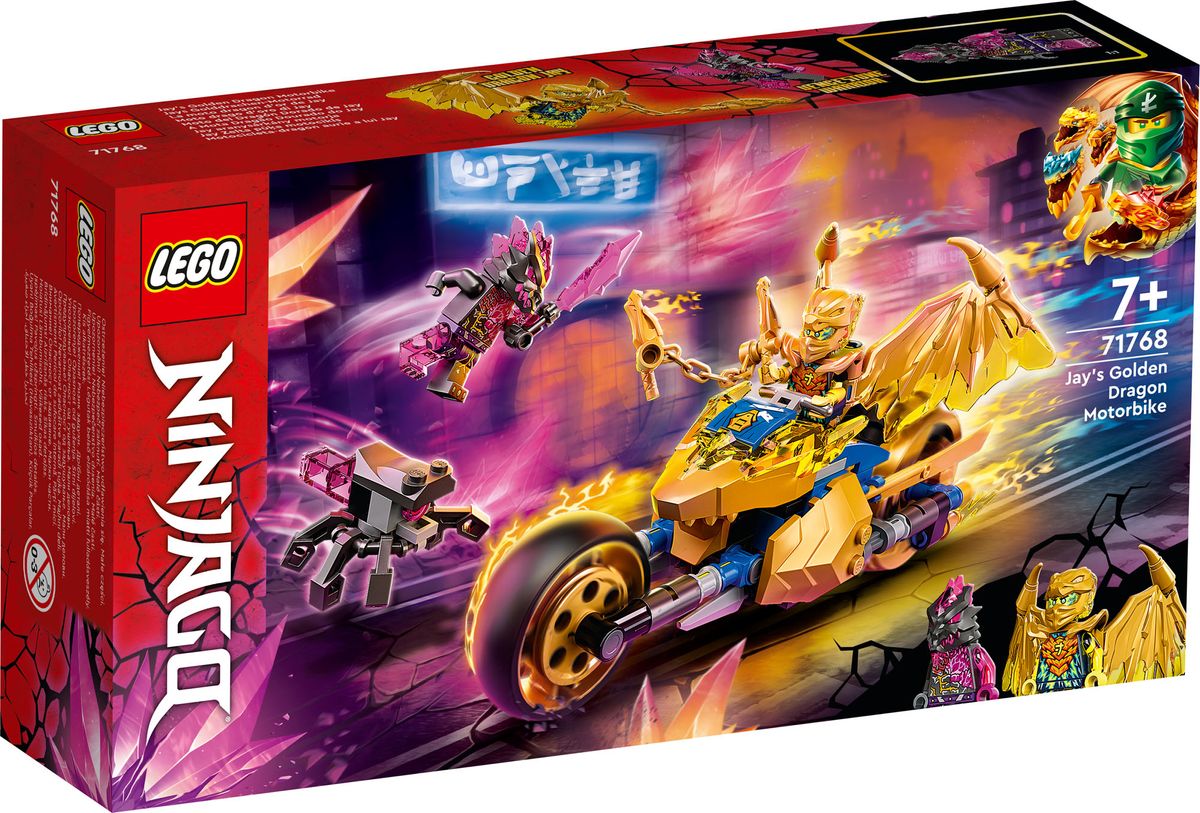 LEGO® 71768 – NINJAGO Jay’s Golden Dragon Motorbike – Recensione