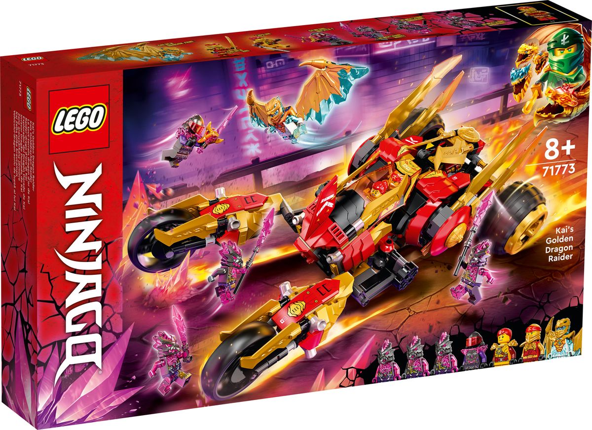 LEGO® NINJAGO 71773 – Kai’s Gold Dragon Raider – Recensione