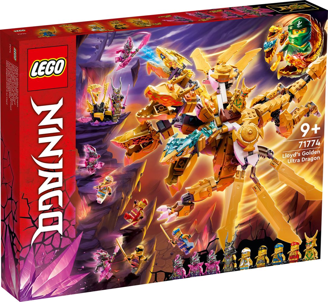 LEGO® 71774 – NINJAGO Lloyd’s Golden Ultra Dragon – Recensione