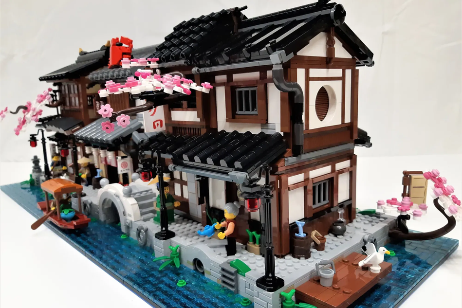 Traditional Japanese Village ha raggiunto 10.000 like su LEGO