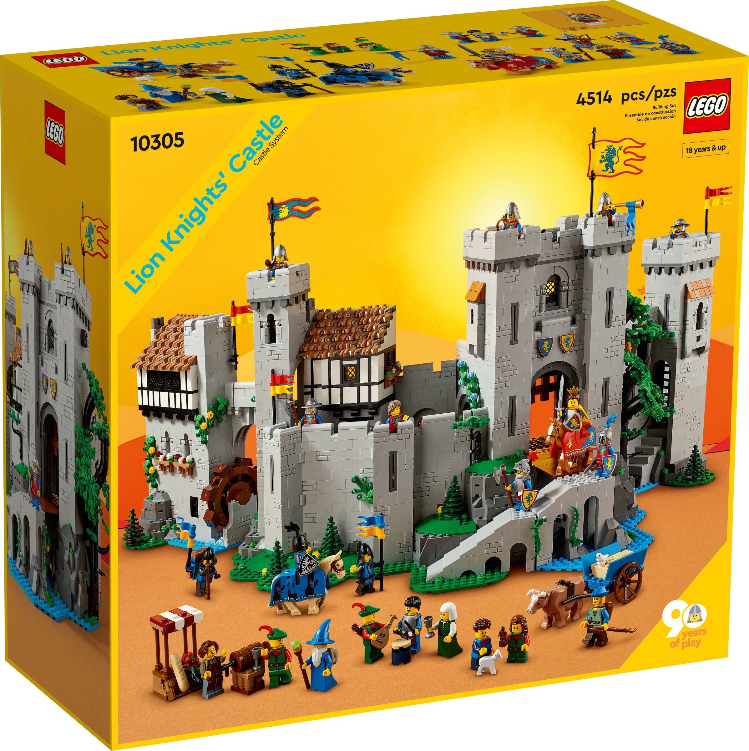 LEGO® Icons Lion Knights’ Castle è disponibile in anteprima per i VIP