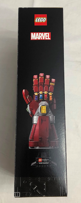 Lego 76223 marvel guanto dell infinito di iron man, idea regalo per adulti,  uom