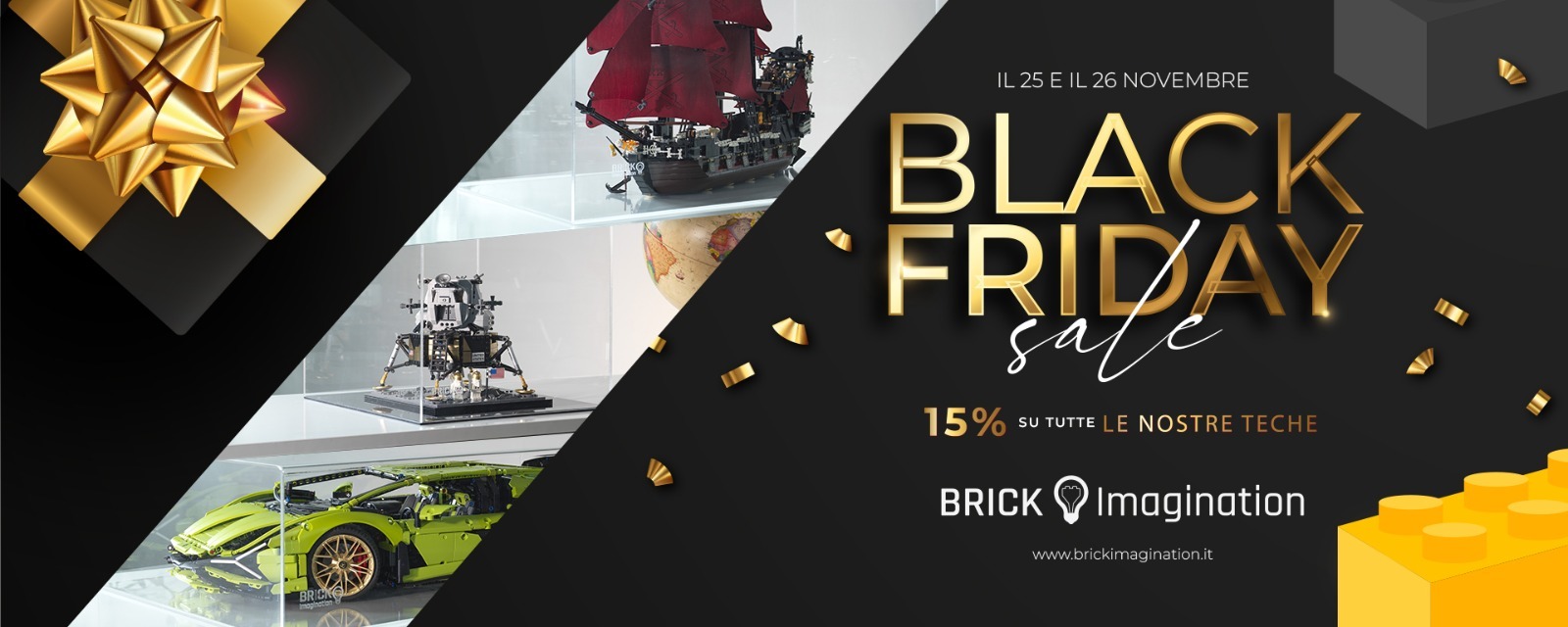 Black Friday da Brick Imagination – Sconti su tutte le teche nello store!