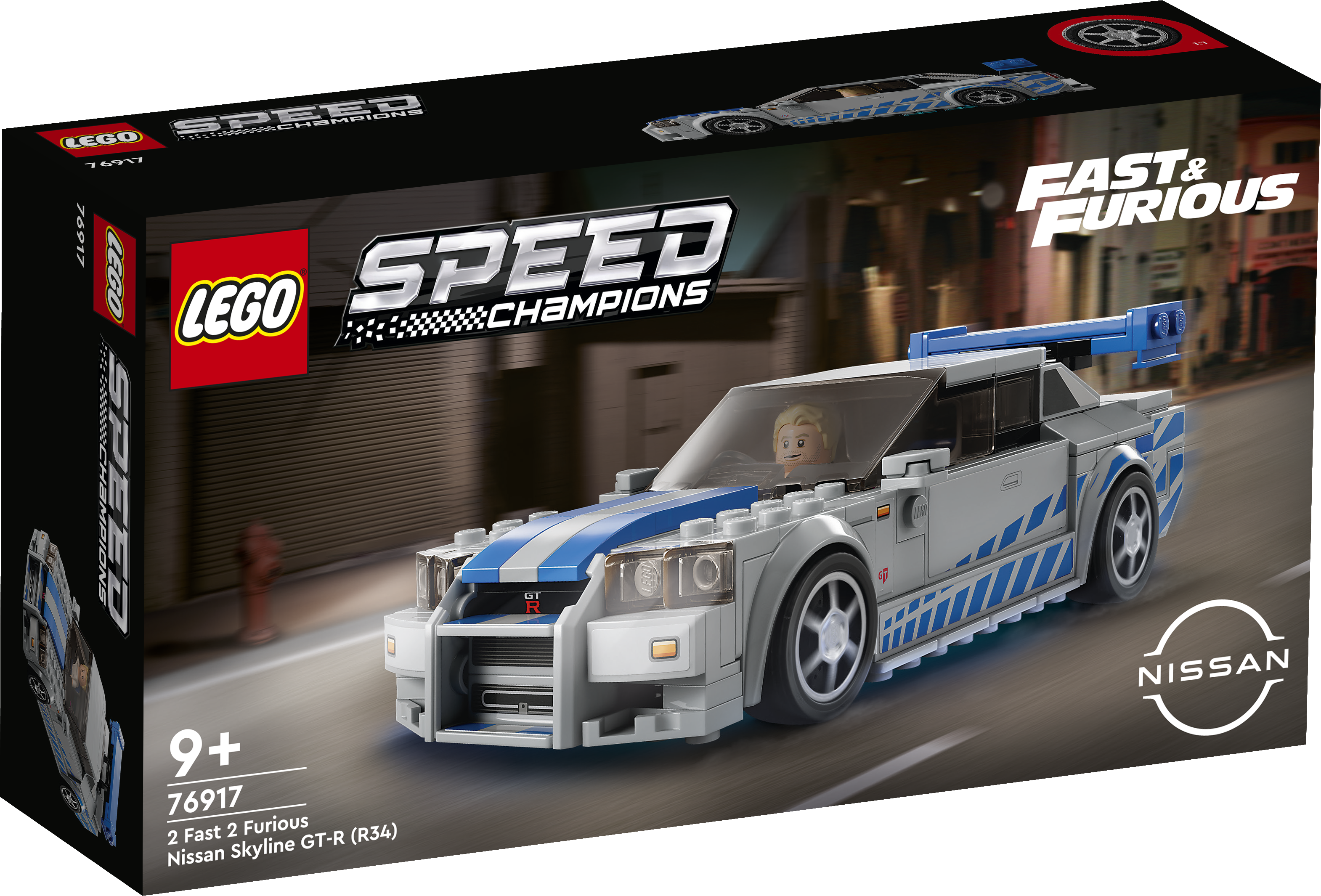 LEGO® 76917 – Speed Champions – Nissan Skyline GT-R (R34) – Recensione