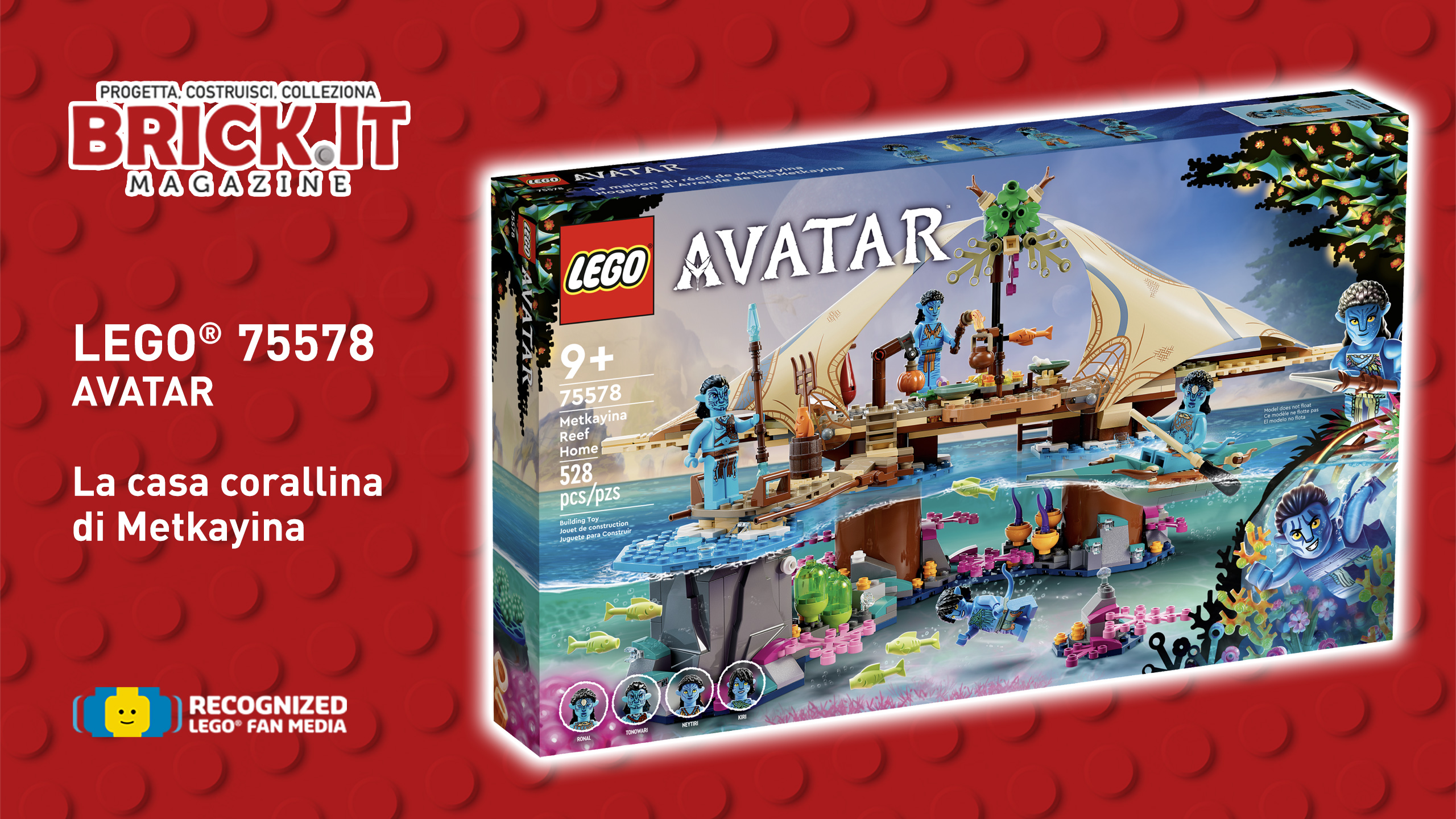 LEGO® 75578 – Avatar – La casa corallina di Metkayina – Recensione e Speed Build