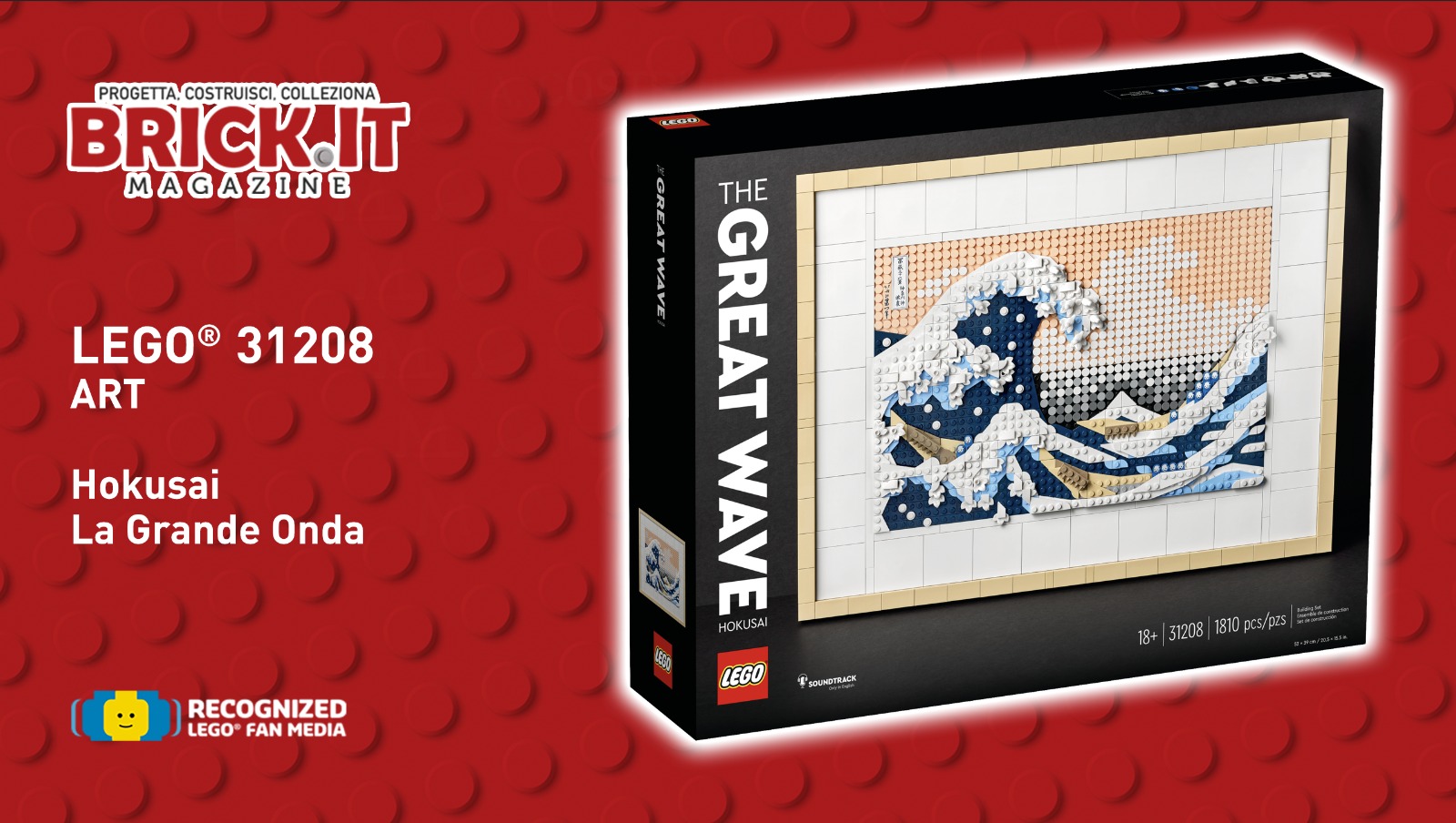 LEGO® Art 31208 – Hokusai – The Great Wave – Recensione