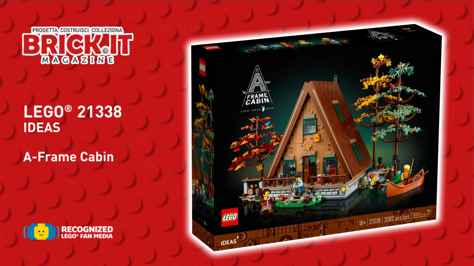 LEGO Ideas 21338 – A-Frame Cabin – Recensione
