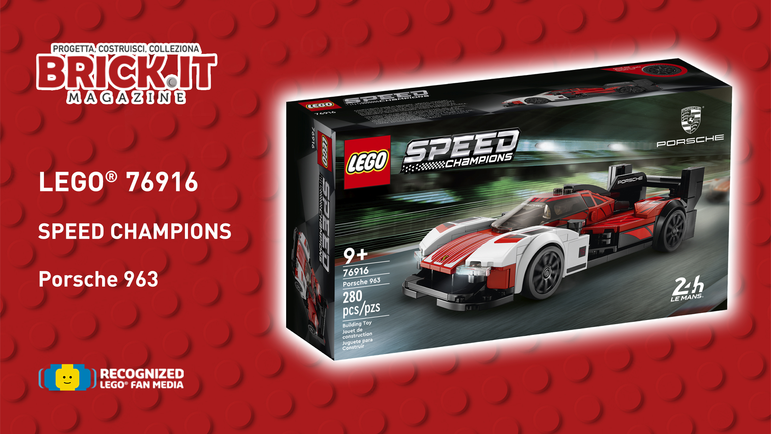 LEGO® 76916 – Speed Champions – Porsche 963 – Recensione