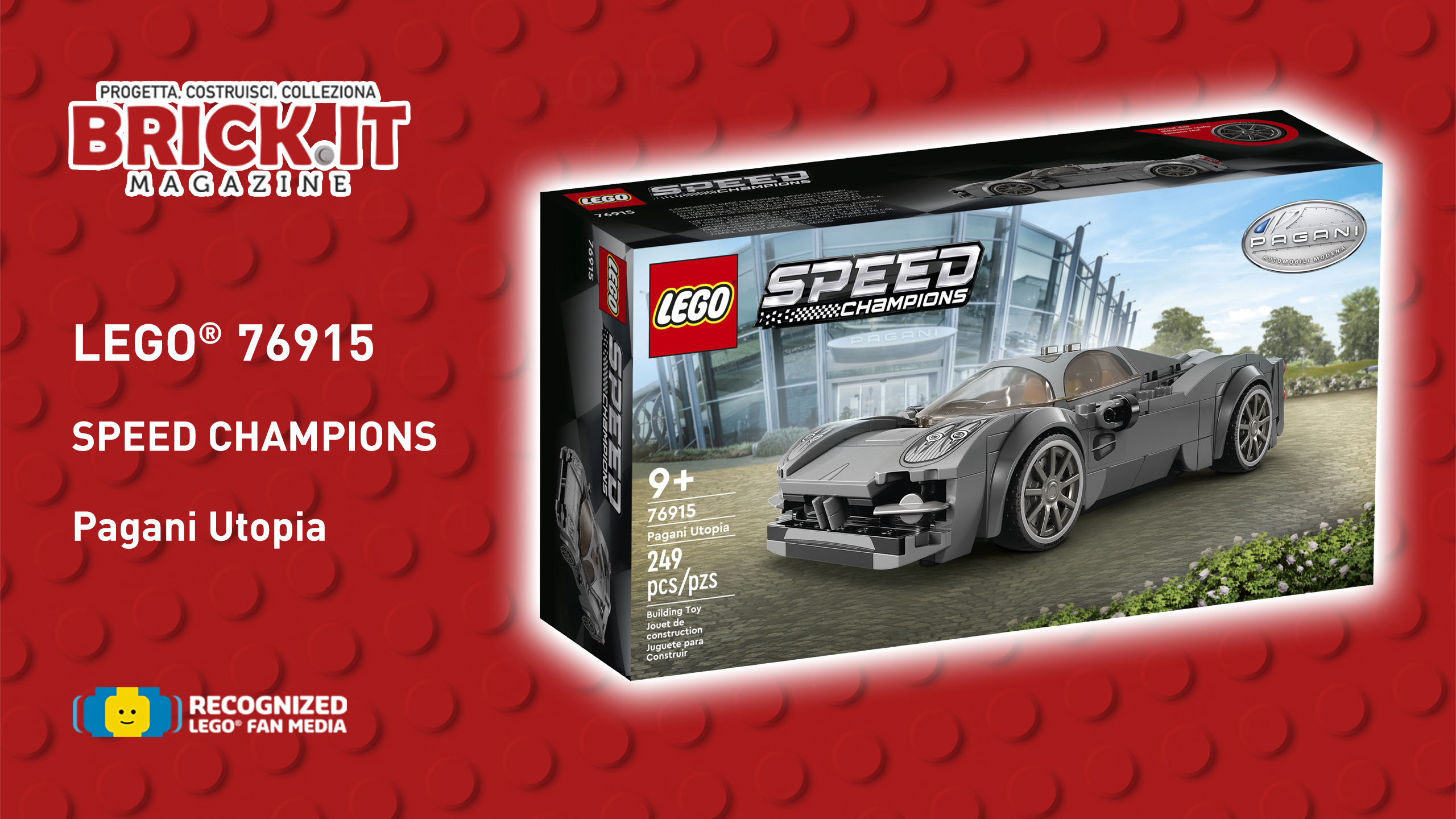 LEGO® 76915 – Speed Champions – Pagani Utopia – Recensione