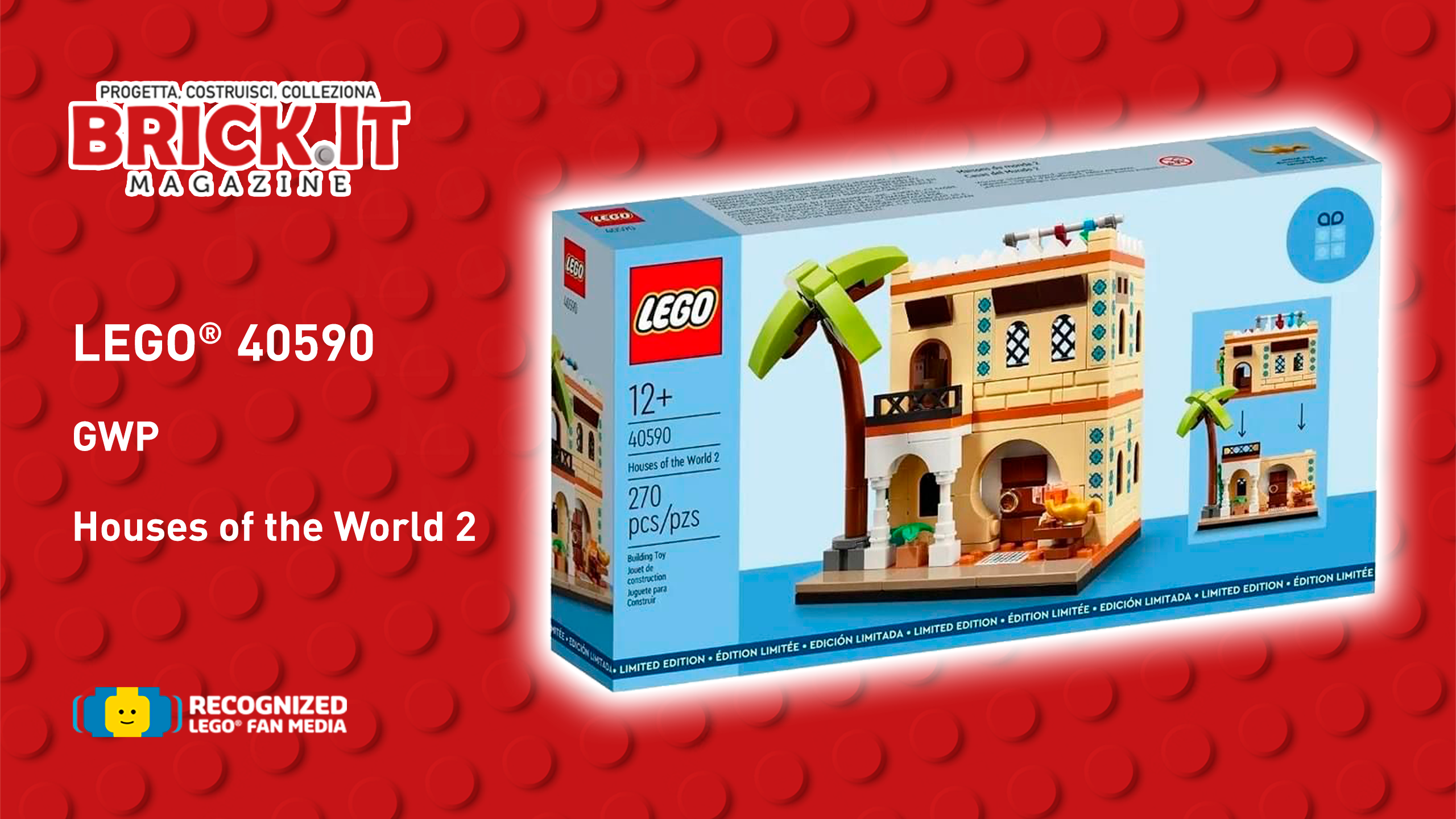 LEGO® 40590 GWP – Houses of the World 2 – Recensione