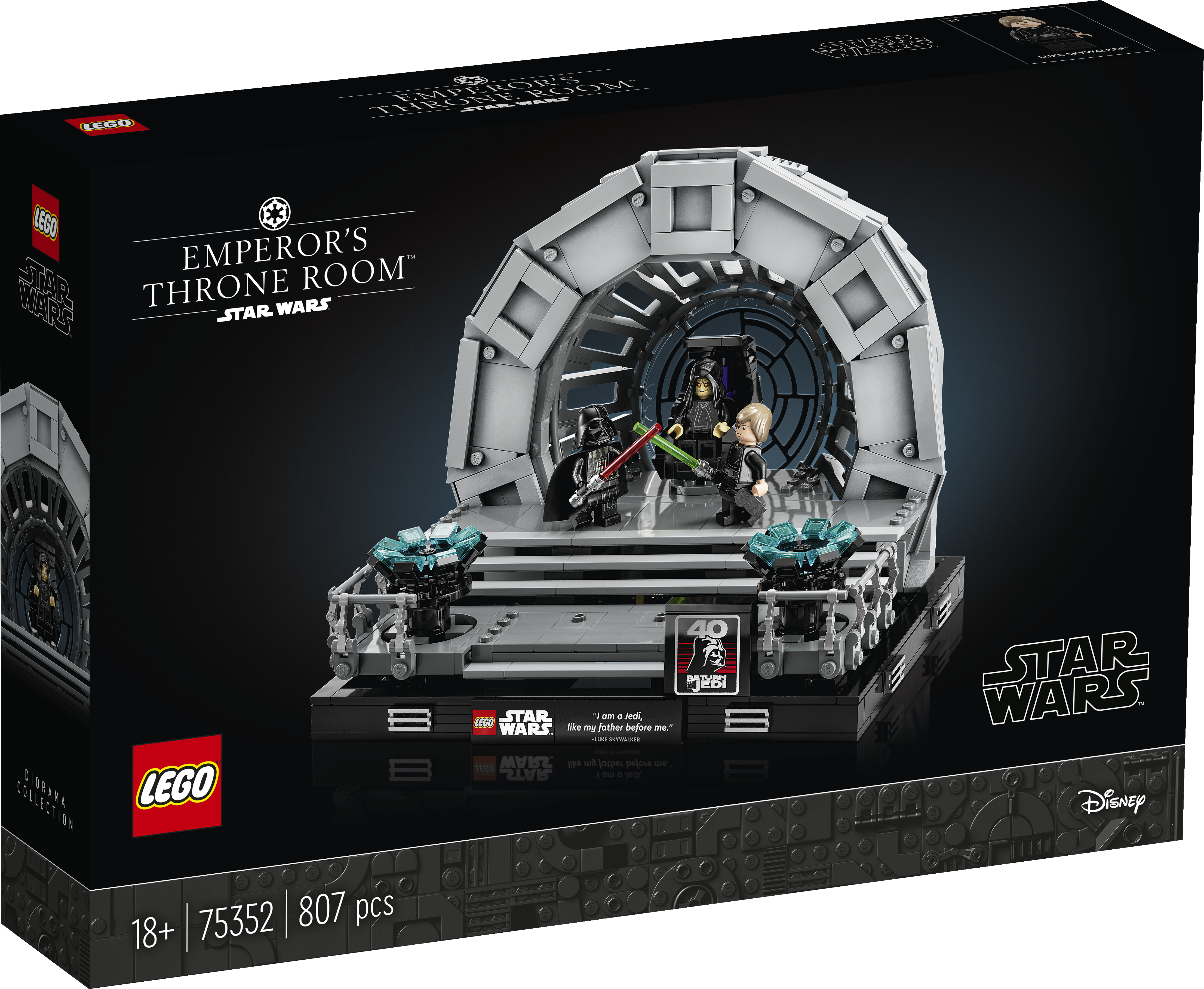 Tornate ai vostri momenti Jedi preferiti con i nuovi set di costruzione diorama LEGO® Star Wars, che celebrano i 40 anni dall’uscita di Star Wars: Il ritorno dello Jedi