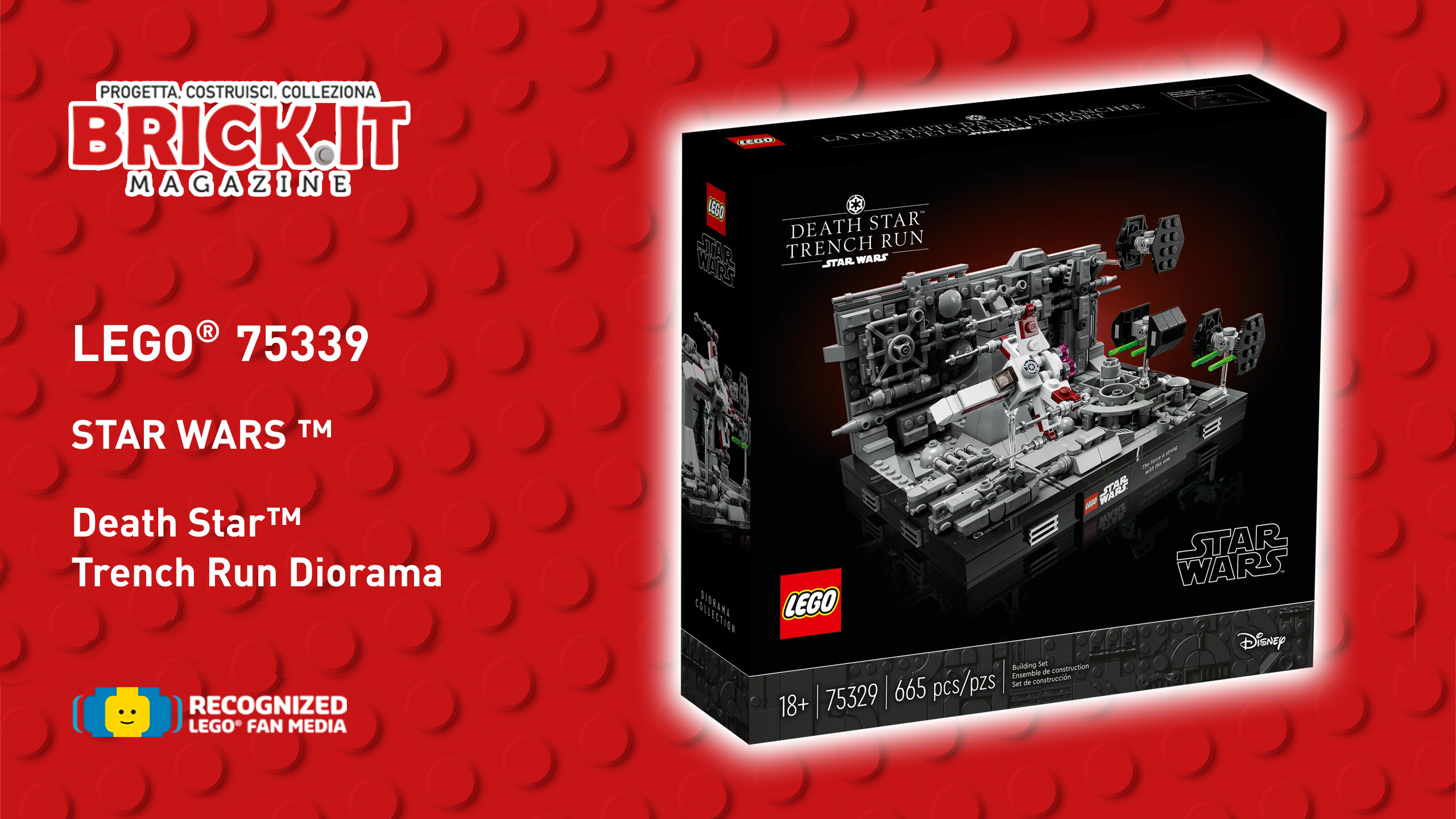 LEGO® 75329 – Star Wars™️- Death Star Trench Run – Recensione