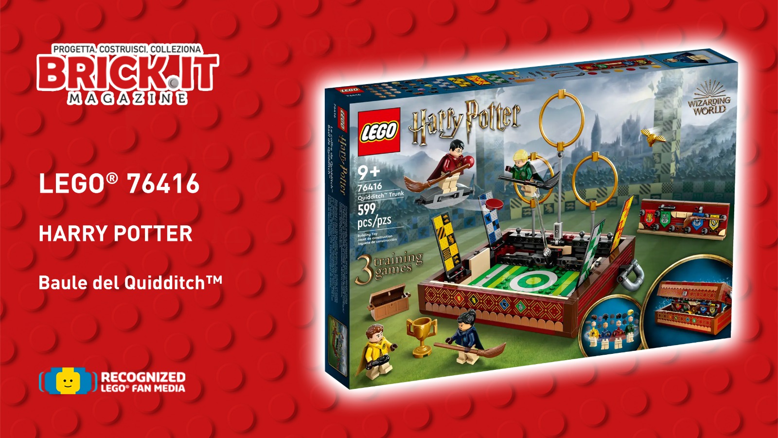 LEGO®76416 – Baule del Quidditch™ – Recensione