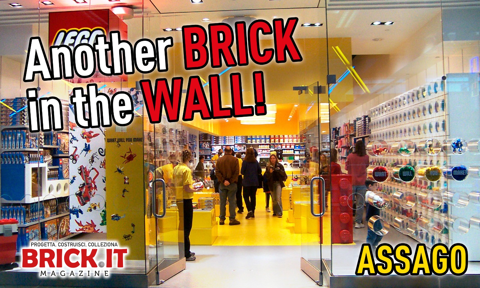 LEGO® Store Milano (Assago): ecco cosa c’è nel Wall