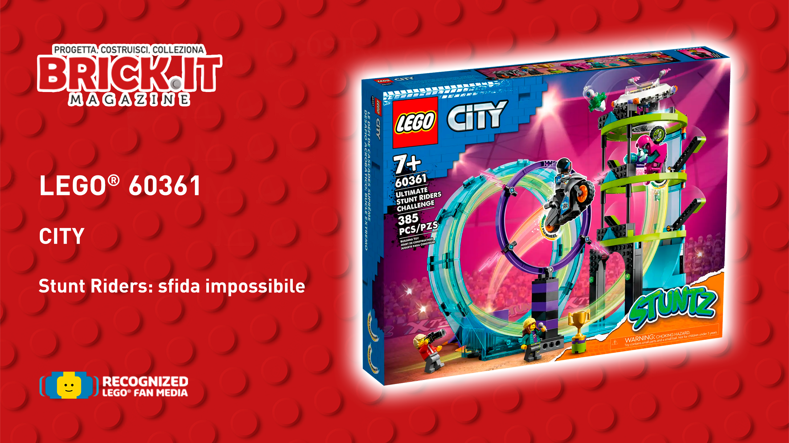 LEGO® City Stunz 60361 – Stunt Riders: Sfida Impossibile – Recensione