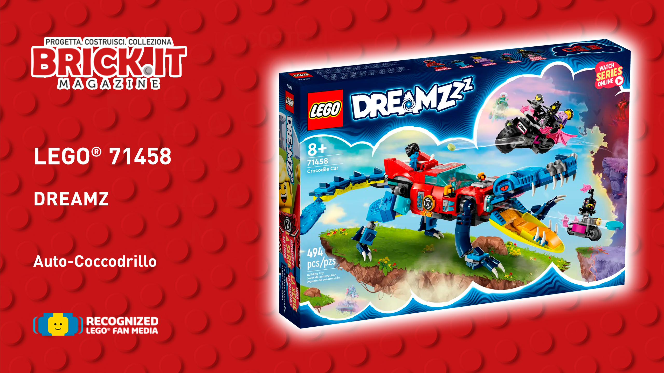 LEGO® DREAMZzz™ 71458 – Crocodile Car – Recensione