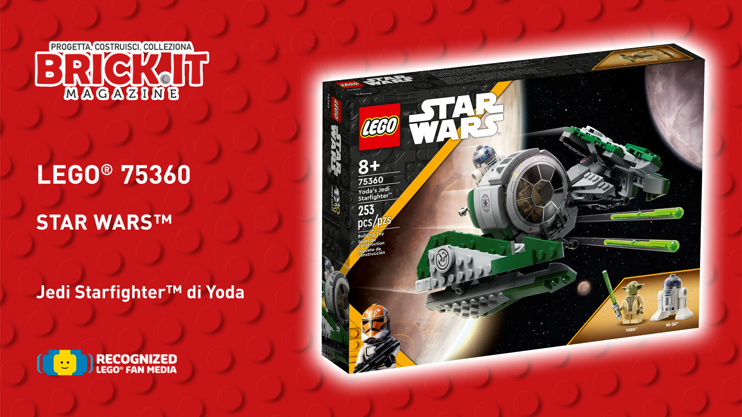 LEGO® Star Wars 75360 – Yoda’s Jedi Starfighter™ Recensione Set