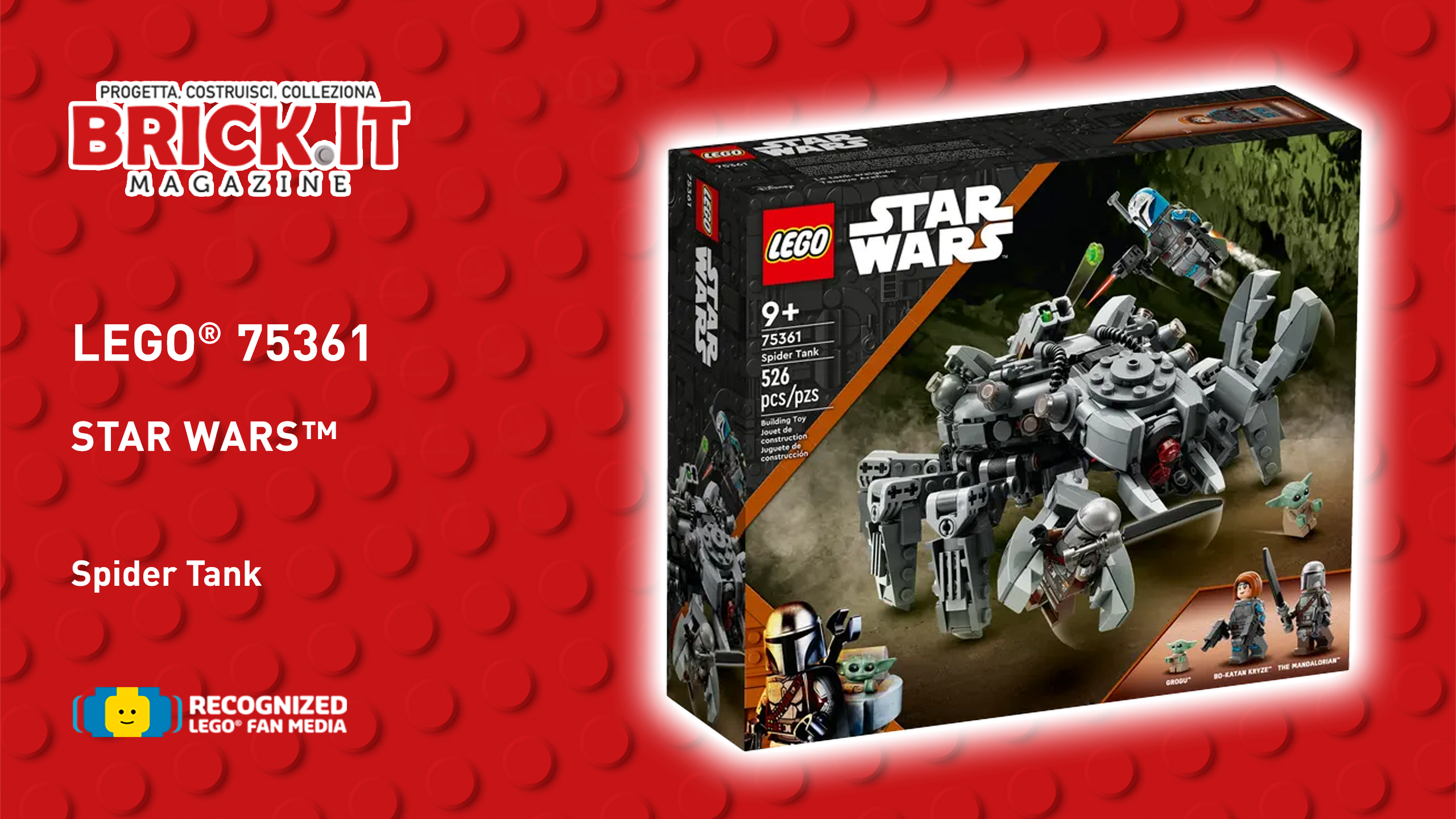 LEGO® Star Wars 75361 – Spider Tank Recensione Set