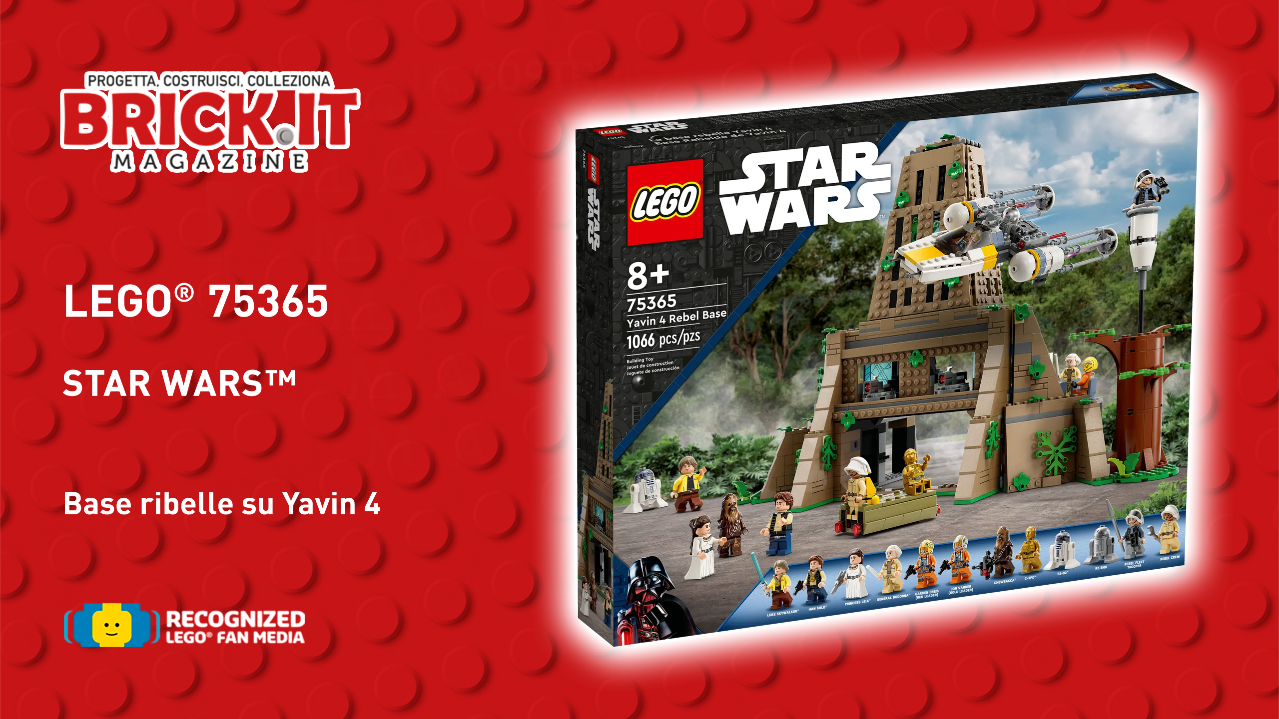 LEGO® Star Wars 75365 – Yavin 4 Rebel Base Recensione Set