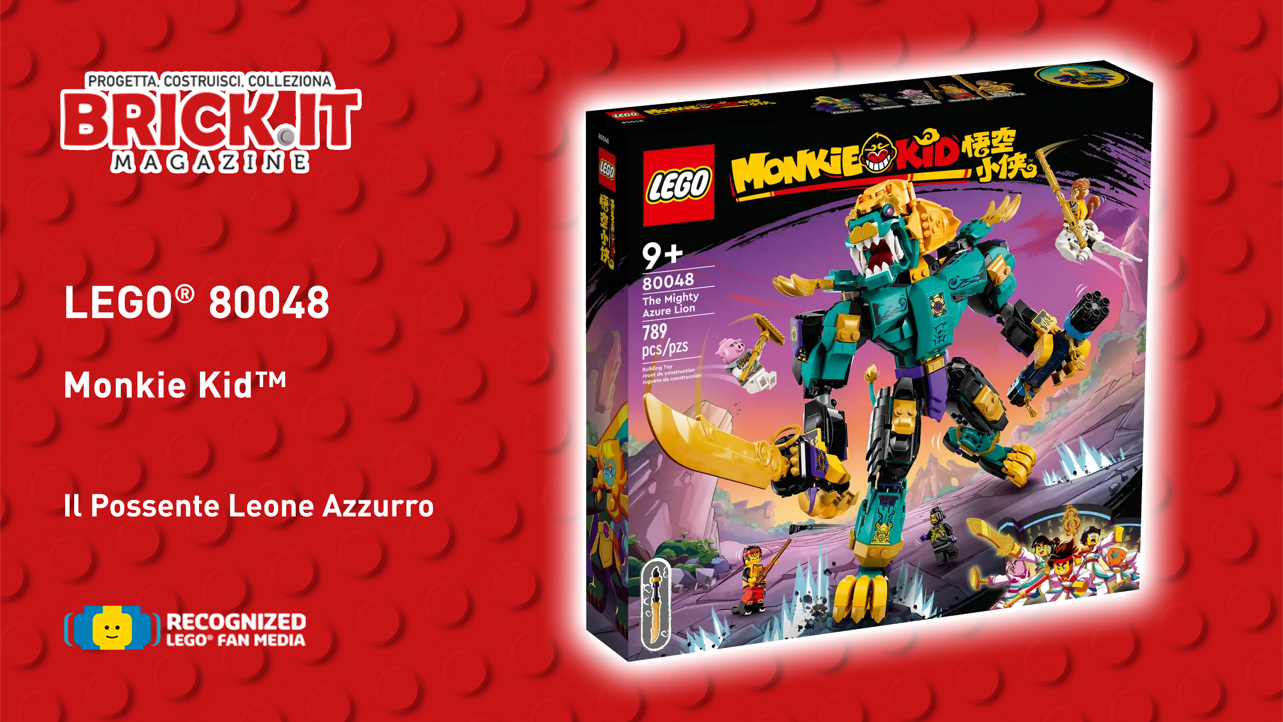 LEGO® 80048 – MONKIE KID – Il Possente Leone Azzurro – Recensione