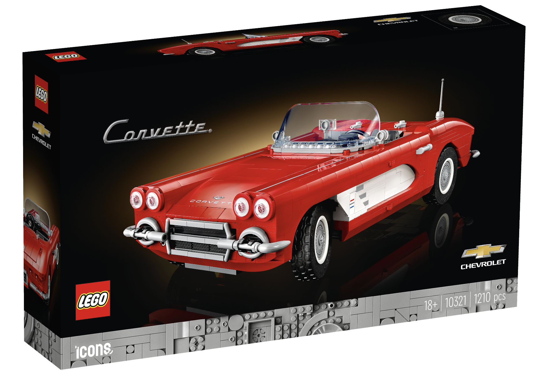 Arriva una Corvette nuova fiammante con il nuovo set LEGO® Icons 10321