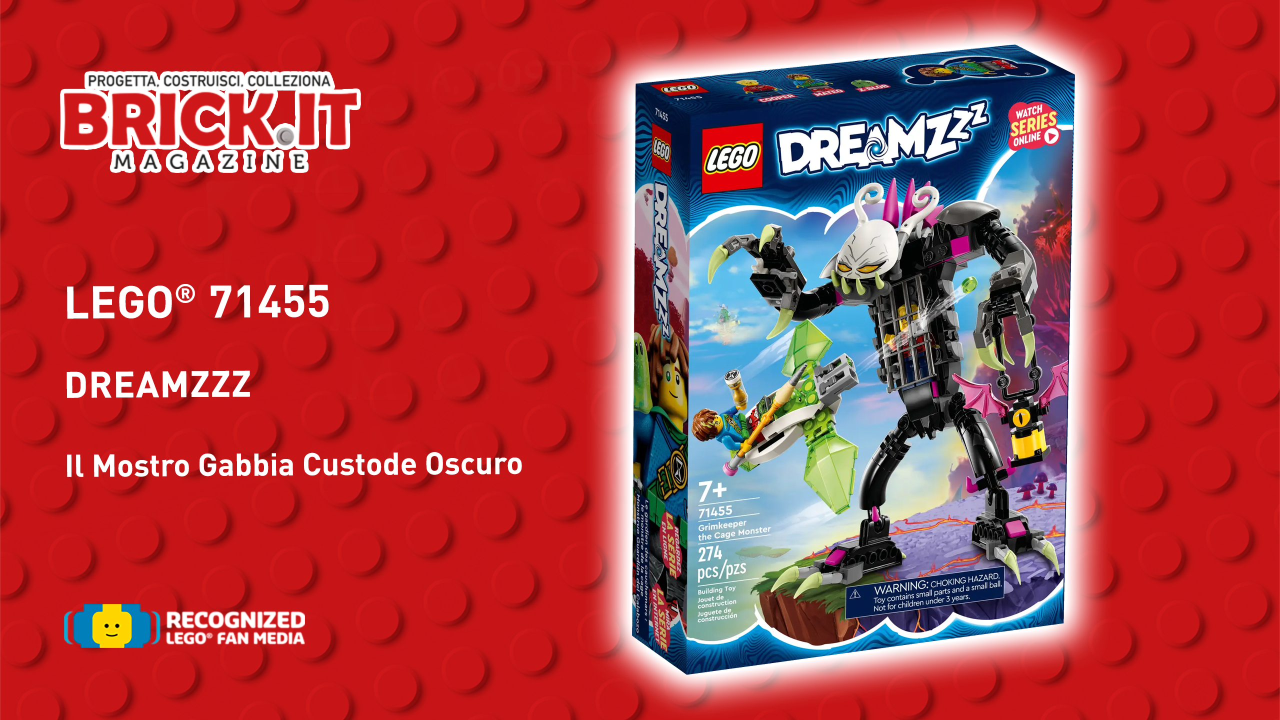 LEGO® DREAMZzz™ 71455 – Grimkeeper the Cage Monster – Recensione