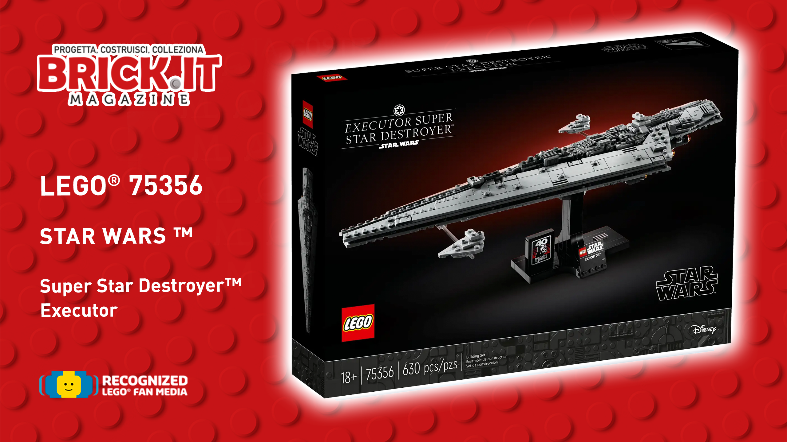 LEGO® 75356 – STAR WARS® Executor Super Star Destroyer – Recensione