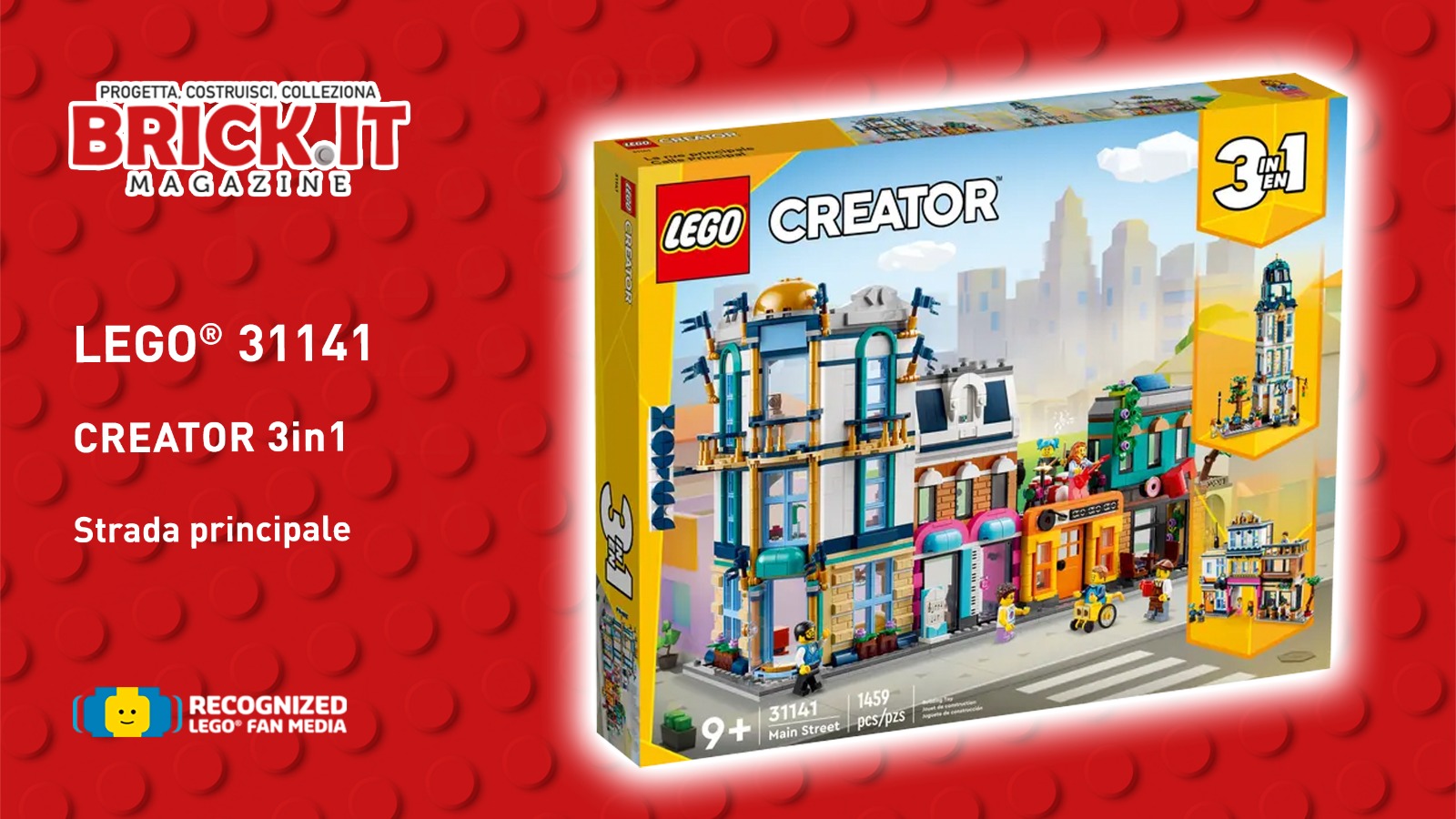 LEGO® 31141 – Creator 3 in 1 – Main Street – Recensione