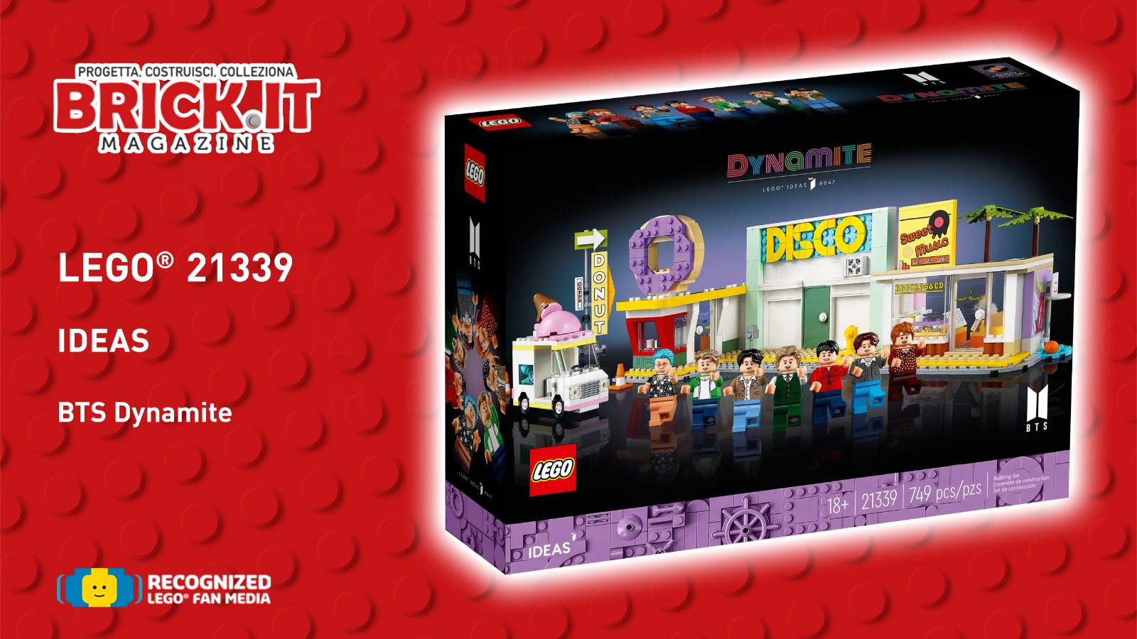 LEGO® Ideas 21339 – BTS Dynamite – Recensione