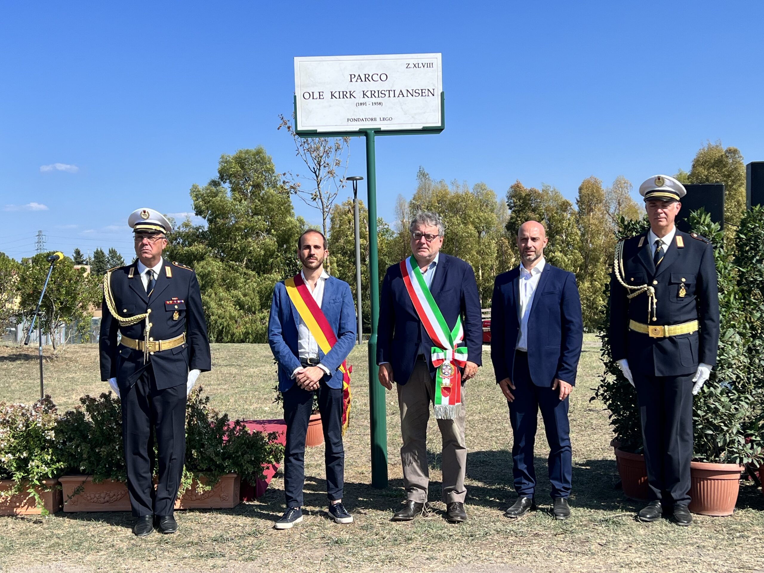 Il primato italiano di Roma: inaugurato il Parco Ole Kirk Kristiansen, prima intitolazione a livello internazionale