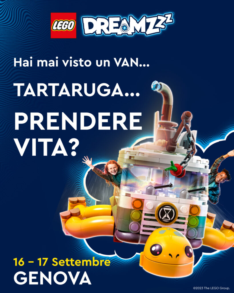 Il 16 e 17 Settembre il LEGO DREAMZzz Tour farà tappa a Genova