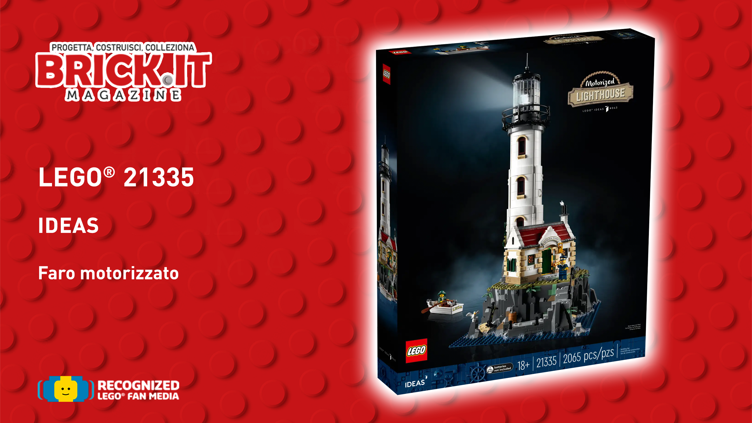 LEGO® 21335 – IDEAS – Faro motorizzato – Recensione