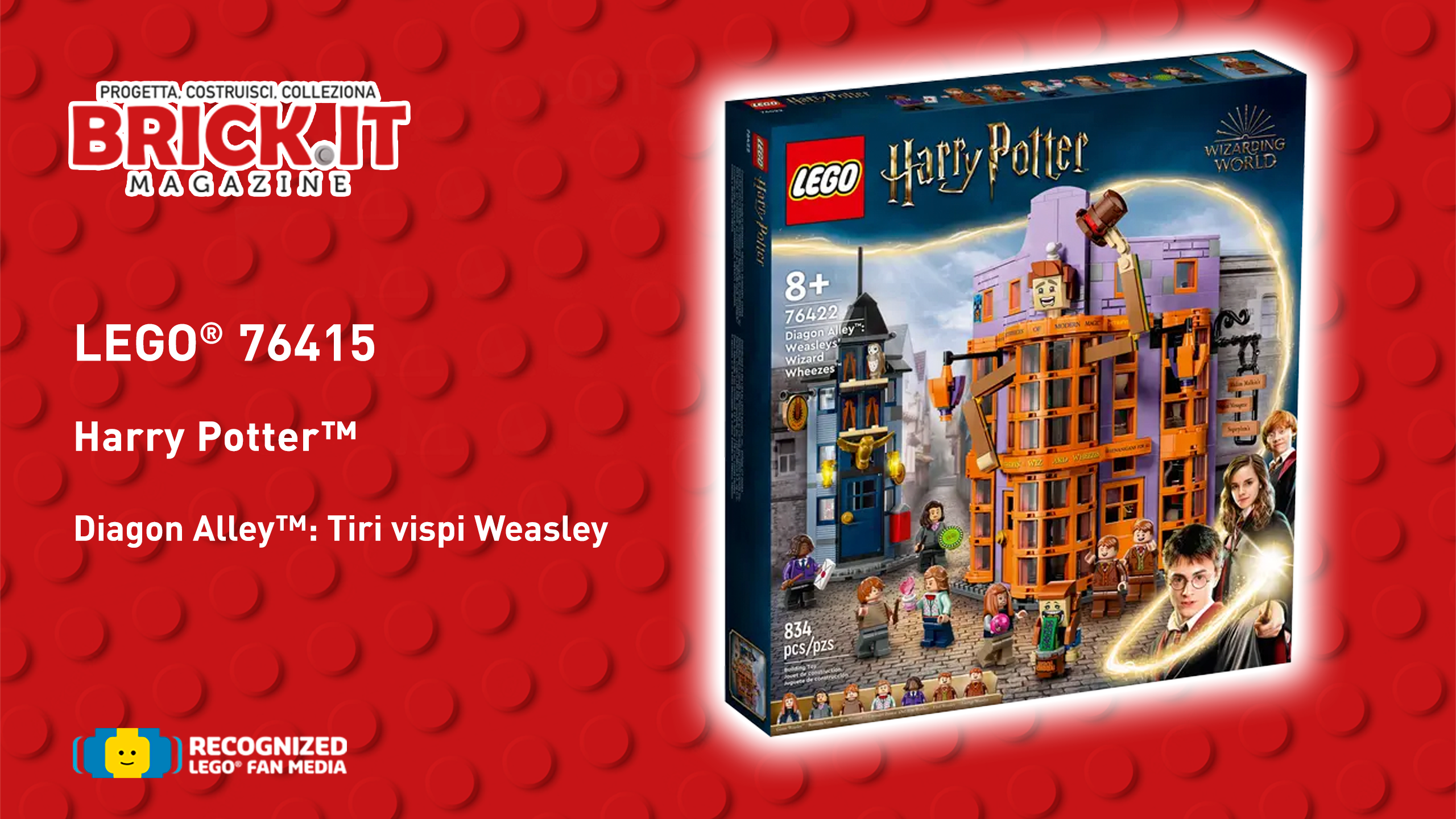 LEGO® 76422 – Diagon Alley™: Tiri vispi Weasley – Recensione