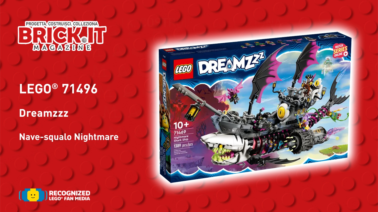 LEGO® DREAMZzz™ 71469 – Nightmare Shark Ship – Recensione