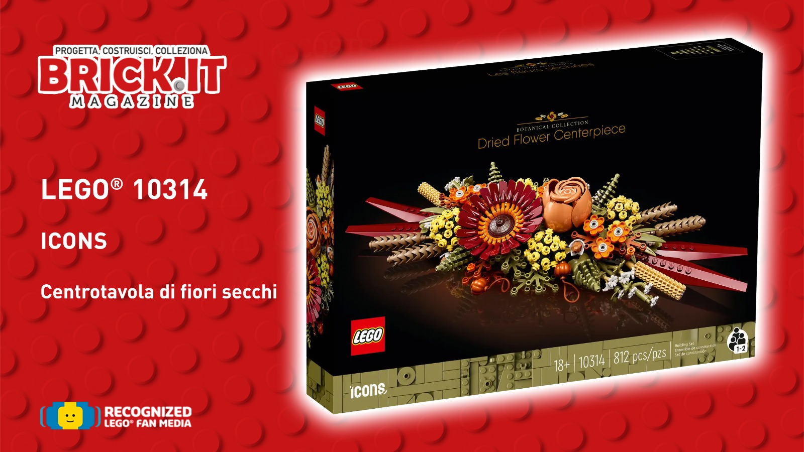 LEGO® 10314 – Flower Centrepiece – Recensione