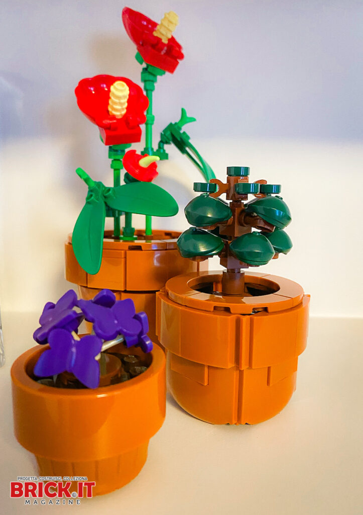 Pianta MOC personalizzata in vaso Modelli costruiti con mattoncini LEGO®  Piante City Garden Accessori paesaggistici per minifigure