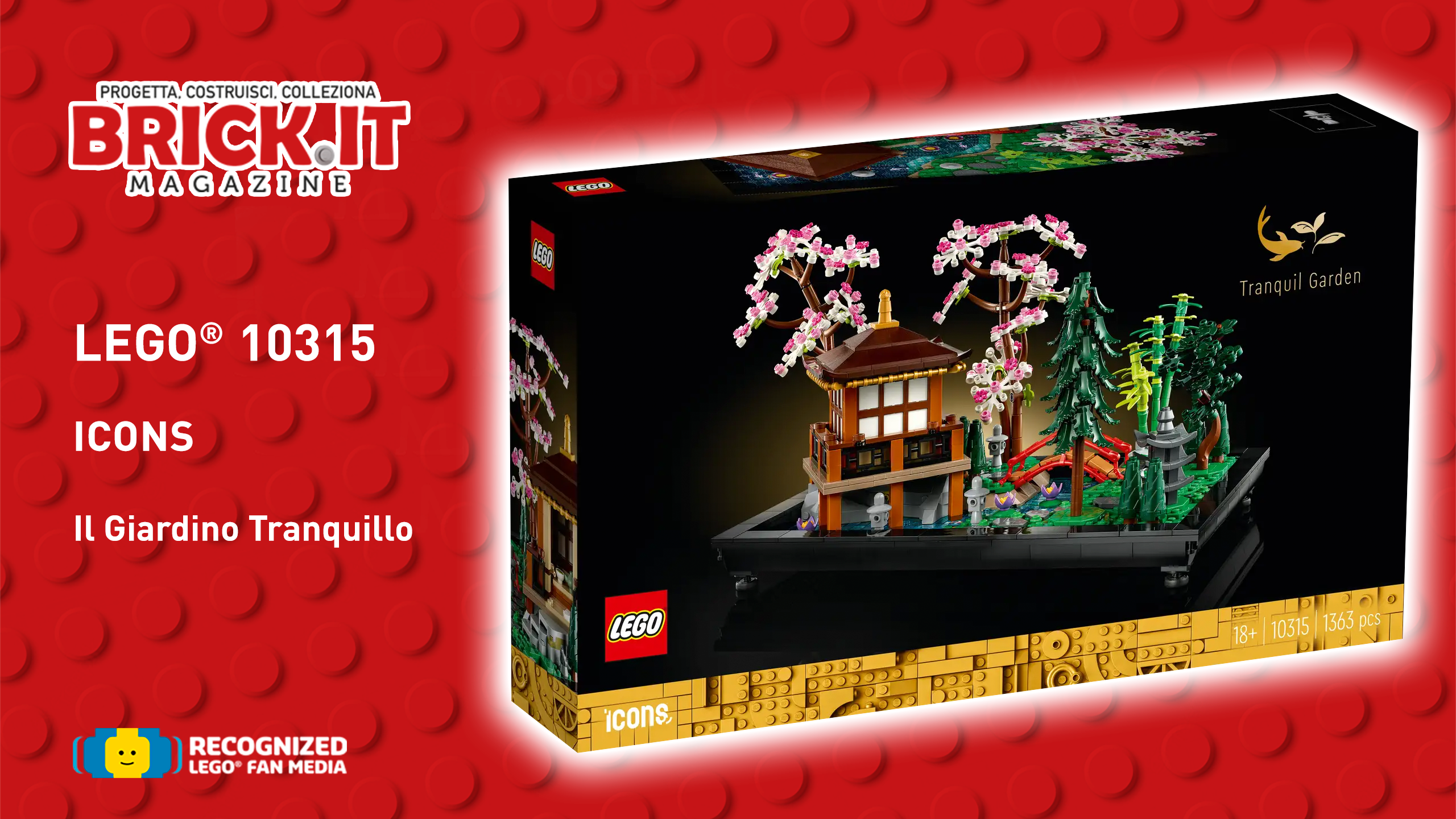 LEGO® Icons 10315 – Tranquil Garden – Recensione