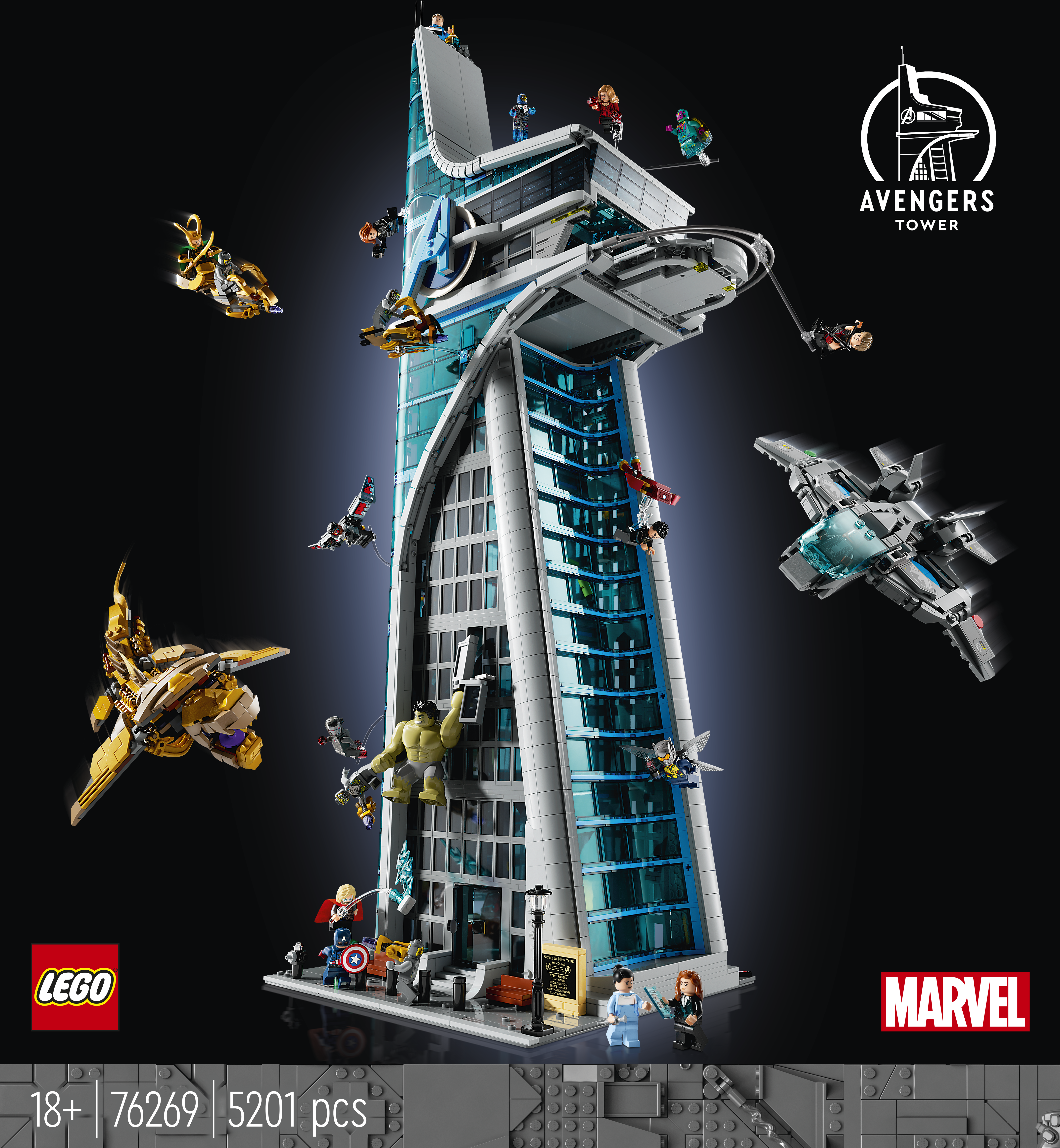Scatena il Super Eroe nascosto in te con il nuovo set LEGO® MARVEL Avengers Tower