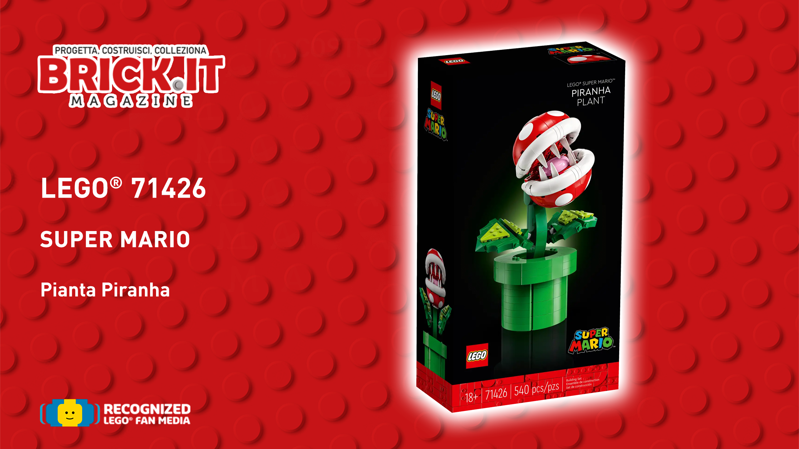 LEGO® SUPER MARIO™ 71426 – Piranha Plant – Recensione