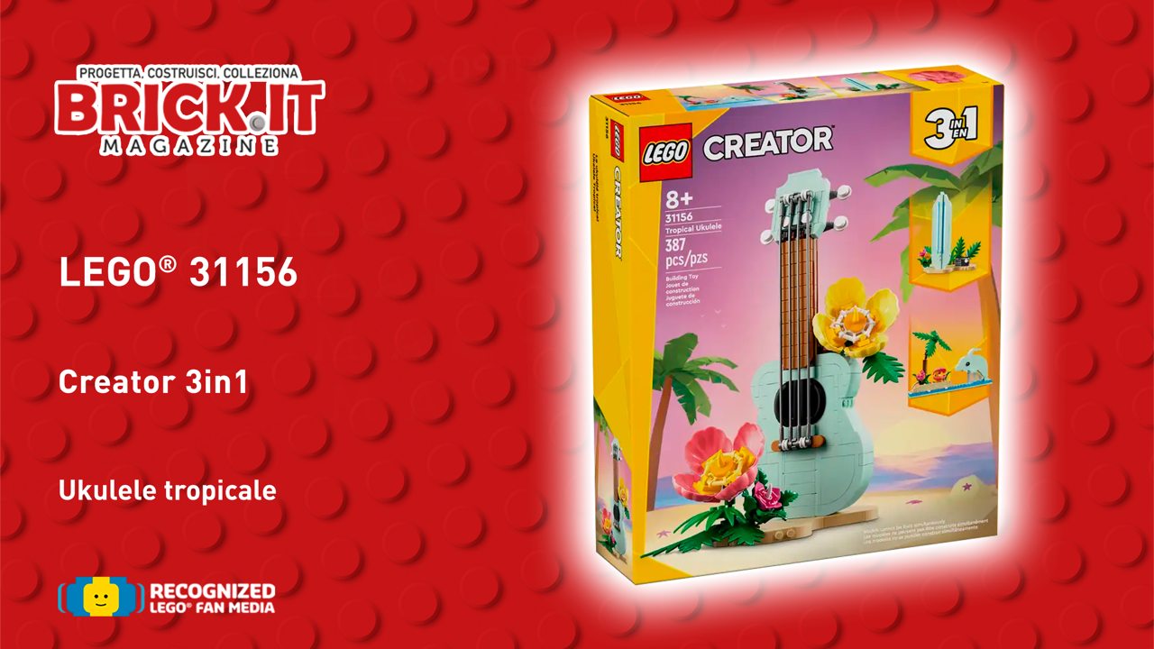 Tropical Ukulele 31156, Creator 3-in-1